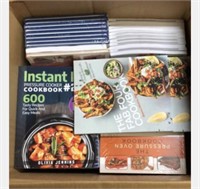 Box Lot of New Cookbooks