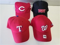 (4) Baseball Caps