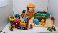 Vintage Fisher-Price Zoo & Circus Train - A
