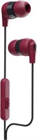Skullcandy Ink'd+ Earbuds w/ Microphone, Moab/Red
