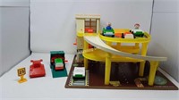 Vintage Fisher Price Family Action Garage - A