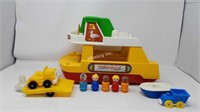 Vintage Fisher Price Boat Set - A