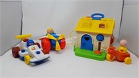 Vintage Fisher Price House Discovery, Airplane ++A