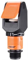 Claber 8583 Faucet Adapter, Black/Orange