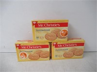 "As Is" Mr. Christie's Arrowroot Biscuits, 3 boxes