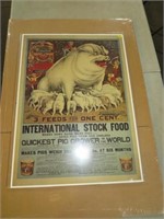 INTERNATIONAL STOCK FOOD POSTER