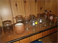 lot of bar glasses