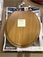 Toilet Seat Round Wood