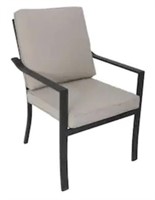 2 Conversation Chairs Brown Powder Coated Finish