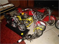 5 model Motorcycles