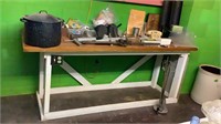 Misc Contents on Workbench & 83”L Workbench