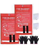 New Sportneer 2 Pack Fire Protection Blanket,