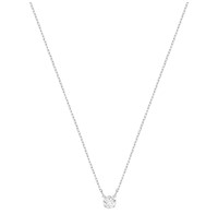 Swarovski Attract necklace Round, White, Rhodium