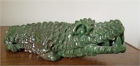 African Okiawe Pottery Alligator