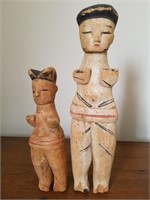 African Ibibio Fatting Wooden Tribal Art Doll