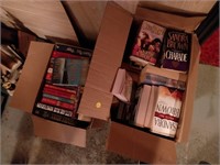 large lot of books