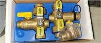 Tankless water heater valves