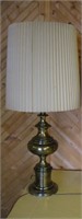Vintage Solid Brass Stiffle Table Lamp