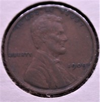 1909 VDB LINCOLN CENT AU