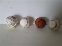 4x BASEBALLS USED