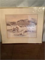 Framed & Signed Patricia Lotee Print