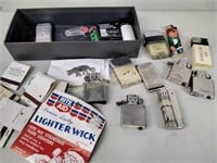 Lighters, advertising matchbooks