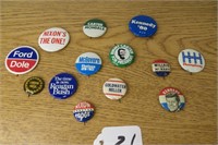 Authentic Campaign Political Buttons Willkie +
