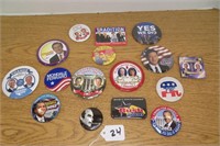 Authentic Political Campaign Buttons Bush +