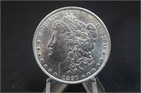 1897-P Uncirculated Morgan Silver Dollar