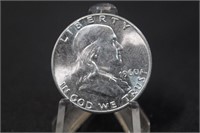 1960 Uncirculated Franklin Silver Half Dollar