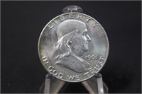 1961-D Uncirculated Franklin Half Dollar
