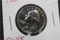 1962 Proof Washington Silver Quarter