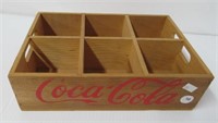 Drink Coca-Cola wood box. Measures: 10-1/2"x7".