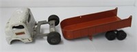 Pressed steel Structo truck with missing wheel