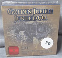 2002 Canada Golden Jubilee BU Silver Dollar in