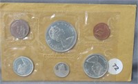1965 Canada Silver Plated Set. Contains 1.1 oz