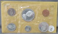 1966 Canada Silver Plated Set. Contains 1.1 oz