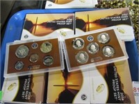 6 US MINT PROOF SETS  2013-19