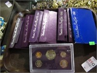 8 US PROOF SETS  1983-90