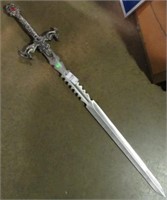 SWORD WITH RED STONES  40"