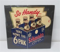 Rare mint condition 1950's Schmitt's Beer 6 pack