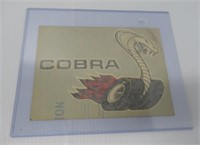 Rare Ford Cobra hot rod decal.