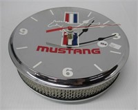 Battery operated Mustang clock. Measures: