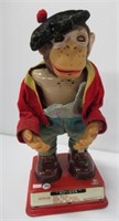 Hy-quz battery operated monkey for parts. Note: