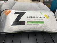 King size shredded latex pillow