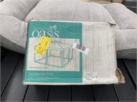 Outdoor oasis gazebo netting 118”x118”x80”