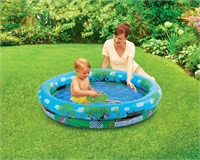 Play Day 2-Ring Pool- Zebra Print, Easy to set up