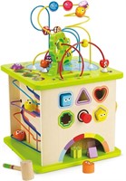 Hape Country Critters Wooden Activity Play Cube by