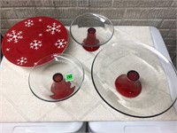Cake or pie serving plates