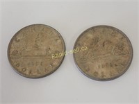 1951 & 1953 Silver Dollars